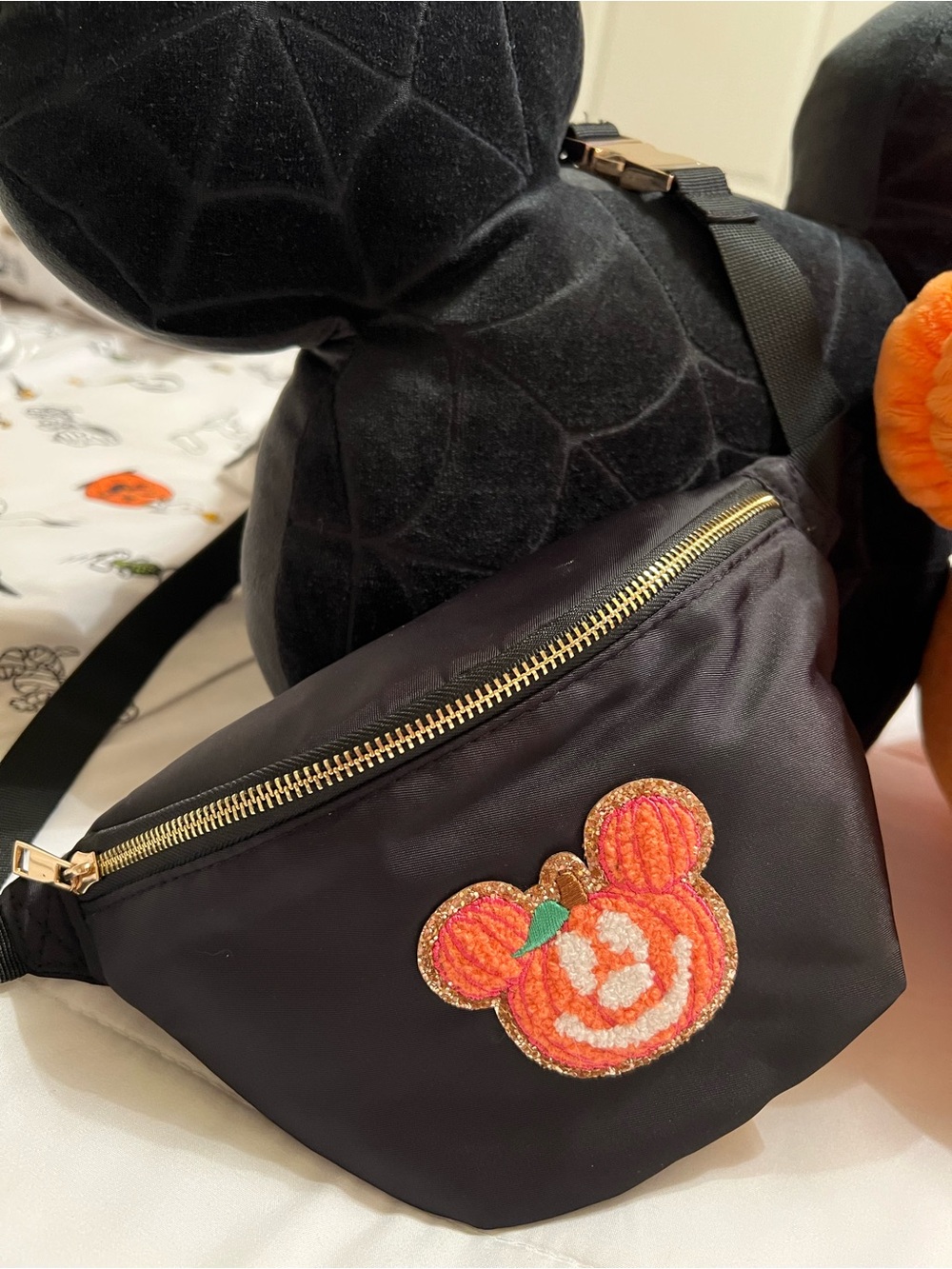 Mickey Mouse Halloween Pumpkin Fanny Pack